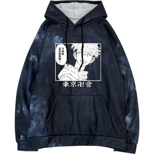 Tokyo Revengers Printed Clothes Harajuku Clothing Casual Streetwear Women Sweatshirts