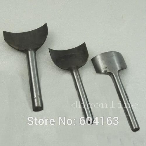 One set Leathercraft Strap English Semi Pointed Belt Point Leather End Punch Craft Tools 35mm, 40mm, 50mm