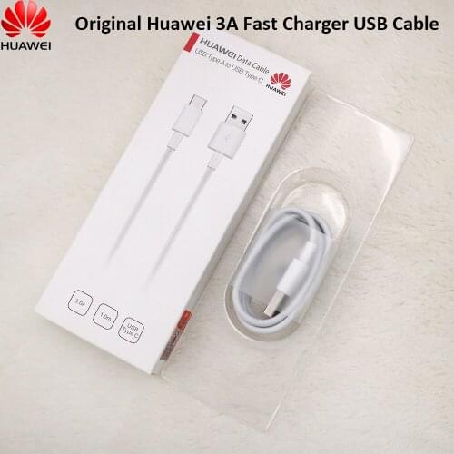 Original Huawei 3A Fast Charging Cable Type C USB Data Sync Cord For P20 P30 Pro P10 Plus Mate 10 20 30 Pro Honor 20 Lite V20 30