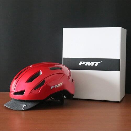 PMT Light Cycling Road MTB Bike Hat Pneumatic Integrated Personality Aerodynamics Wind Breathable Bicycle Helmet Men Women