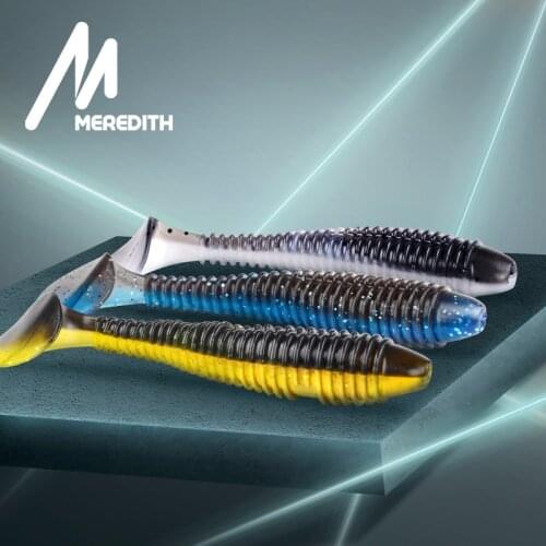 MEREDITH Soft Lures Fishing Swing Impact FAT 75mm 85mm 180mm Fishing Lures Tackle Iscas Wobblers Bream Baits