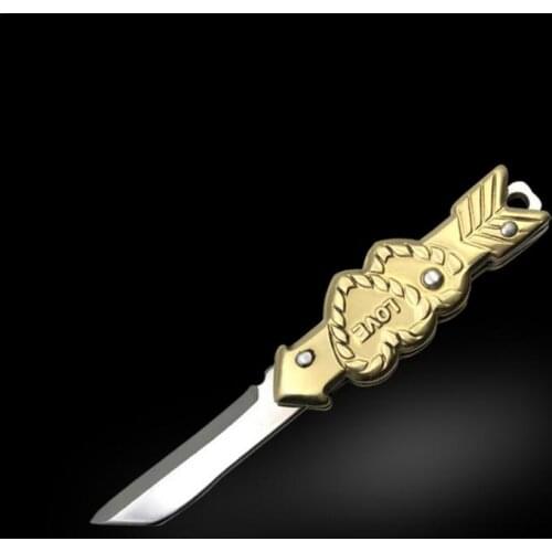 Factory Direct Tactical High Hardness Knife Wild Survival Multi-function Mini Folding Knife Self-defense Outdoor Keychain Knives