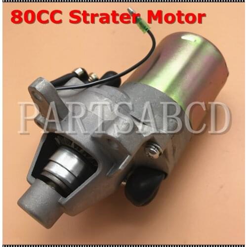 80CC 80T Starter Motor for Trailmaster Mid XRX 5.5HP 6.5HP Motor 80T 80CC Mini Buggy Go Kart Parts