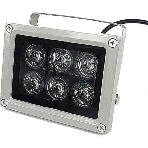 100m CCTV LEDS 6PCS IR Light CCTV Fill Leds Illuminator Infrared Lamp IP66 850nm Waterproof Night Vision for CCTV camera