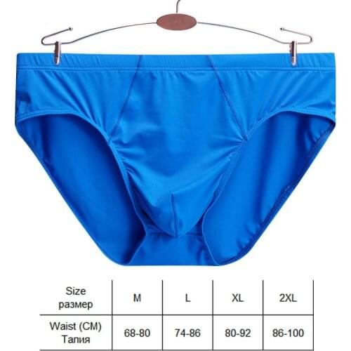 Mens briefs Sexy Panties seamless ice Silk Material male underwear men Gay calzoncillos hombre sexi intimo uomo sexy