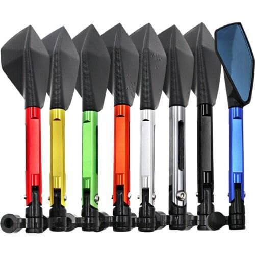 Universal CNC Motorcycle Rearview Side Mirrors For Honda For Suzuki For Yamaha For Kawasaki