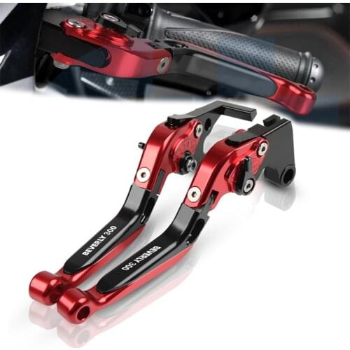 For PIAGGIO BEVERLY 300 2011-2018 Motorcycle Clutch Brake Lever Extendable Adjustable Foldable Levers 2017 2016 2015
