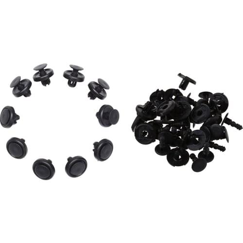 30 Pcs Fender Bumper Plastic Trim Clips 7Mm Bumper Trim Clip Panels, 20 Pcs 20Mm & 10 Pcs 12Mm