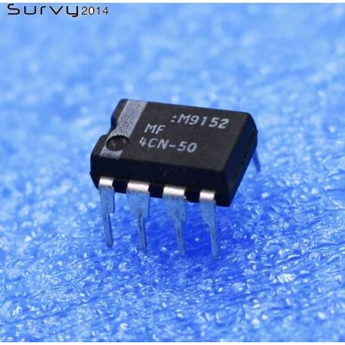 1/5PCS MF4CN-50 DIP-8 MF4CN switched capacitor butterworth lowpass filter