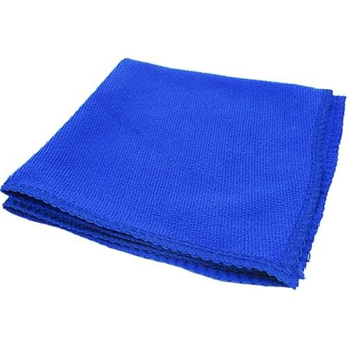 12X12”Blue Car Cleaning Towel Microfiber Auto Detailing Towel Ultra Soft