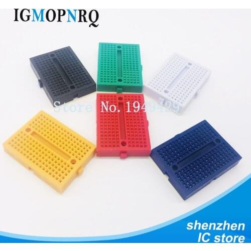 5pcs SYB-170 Solderless Prototype Breadboard 170 Tie-points PCB Test Board