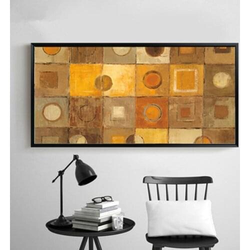 Abstract oil painting canvas handmade Modern Art painting Orange Color wall decoration painting picture art home decor