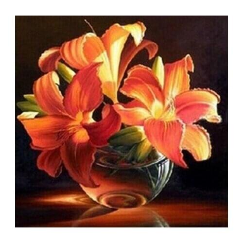 DIY Diamond Painting mosaic Craft accessories Cross-stitch picture of rhinestones diamond embroidery Lily flower pictures HY1688