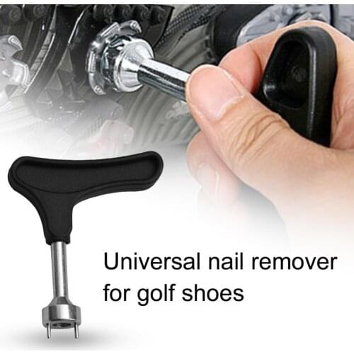Golf Wrench Labor-saving Anti-rust Multifunctional Portable Golf Shoes Spikes Remover Easy to Use for Professional