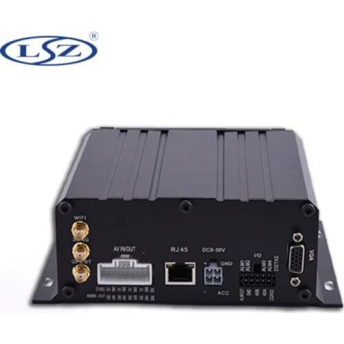 GPS 3G WIFI AHD 720P HDD 4Ch Mobile DVR for Trailer Truck Taxi Car School Bus