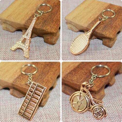 Creative Love Heart Car Motorcycle Abacus Pendant Key Ring Acrylic Imitation Wooden Keychain Accessories Bag Hanging Ornaments