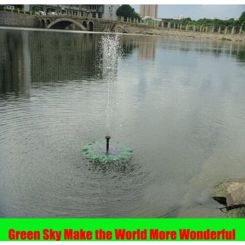 Max Spray Height 70CM Lotus Leaf Pool Pond Outdoor Solar Panel Home Garden Decoration Solar Powered Fountain
