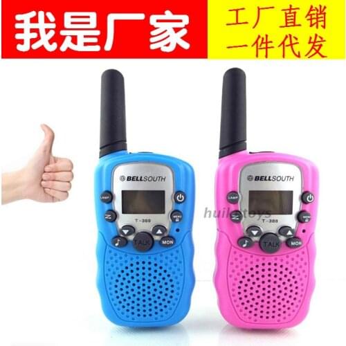 Authentic childrens pair of toy mini walkie-talkie handheld wireless two way radio walkie talkie kids toy gadgets electronicos