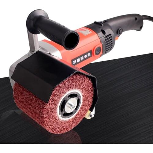 Stainless steel polishing machine polishing wheel nylon drawing round portable electric metal burr abrasive grinding wheel