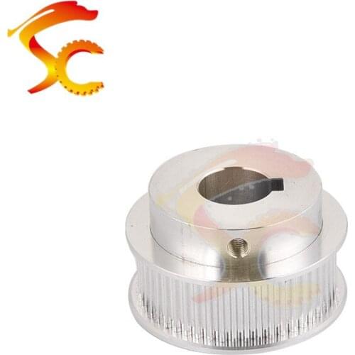 Pulley HTD 3M 50 teeth bore 17mm(Keyward 6mm) HTD 3M 50 teeth timing pulley fit for HTD 3M belt width 15mm