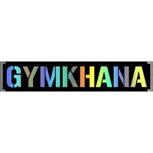 S51925# Various Sizes/Colors Car Stickers Vinyl Decal GYMKHANA Motorcycle Decorative Accessories Creative