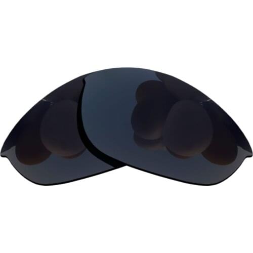 Polarized Sunglasses Replacement Lenses for-Half Jacket Frame - Grey Black