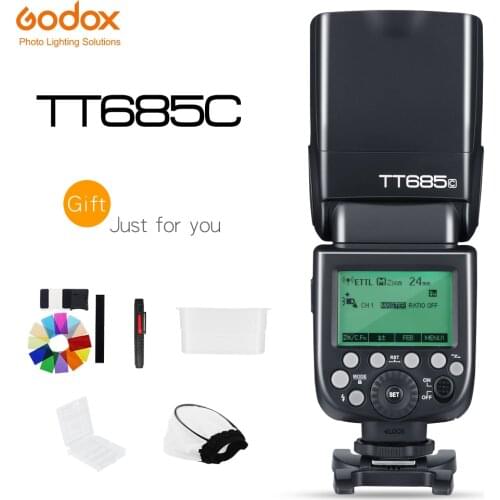 GODOX Thinklite TTL TT685C Camera Flash 2.4GHz High Speed 1/8000s GN60 for Canon EOS Cameras E-TTL II Autoflash (TT685C)