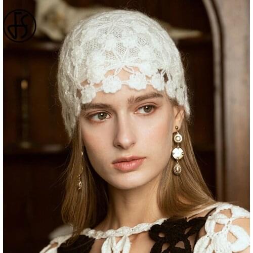 FS Winter Hats For Women Beanie Warm Knitted Autumn Black Hat Fashion Solid Beanies Skullies Female Bonnet Cap 2020 Fashion