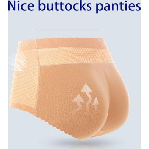 Women Padded Seamless Butt Hip Enhancer Shaper Buttocks Butt Pads Buttocks Panties with Push-up Lifter Lingerie Underwear