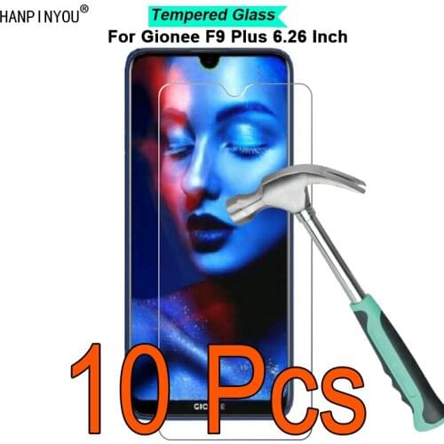 10 Pcs/Lot For Gionee F9 Plus 6.26" 9H Hardness 2.5D Ultra-thin Toughened Tempered Glass Film Screen Protector Protect Guard