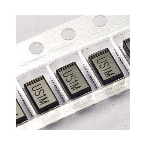 100PCS US1M UF4007 1000V/1A patch SMA HER107 HER108 Rectifier Fast Recovery