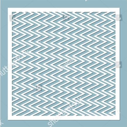 120x120mm Polyline Pattern Art Background Board Metal Cutting Dies Square Stencil for DIY Craft Scrapbooking Cards Decorative