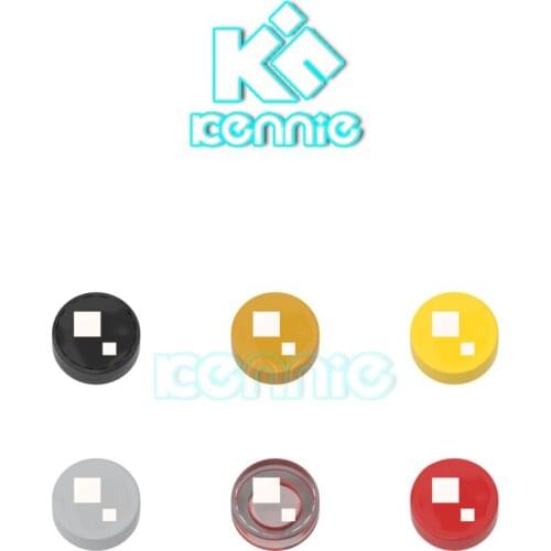 200/500/1000 pcs/lot Kennie DIY moc brickheadz eye Compatible with Hi-Tech accessories NO.31468 Flat Tile 1X1, Round No. 72