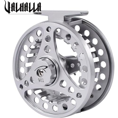 3+1BB 4 Colors Fly Fishing Reel Aluminum Fly Reel CNC Machine Cut Large Arbor Die Casting Fly Fishing Wheel 3/4-5/6-7/8 WT