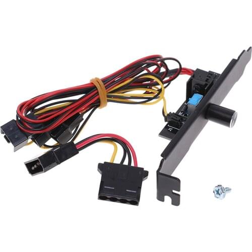 3 Channels PC Cooler Cooling Fan Speed Controller For CPU Case HDD VGA Fan