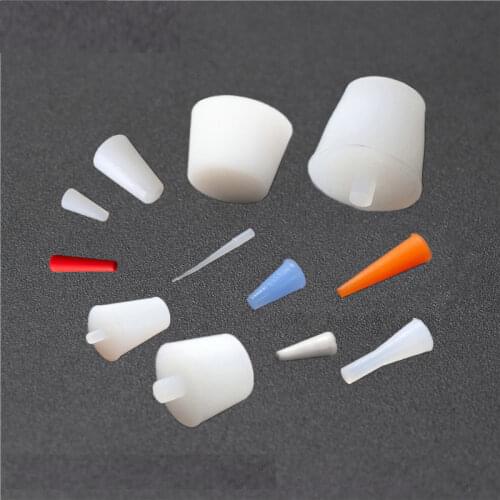 50pcs/lot High Temperature Heat Resistant Silicone Rubber Plugs(Color Random): Powder coating painting masking, thread protect