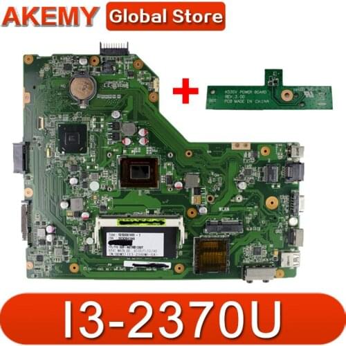 AK For ASUS X54C K54C Laptop motherboard hm65 REV.3.0 With I3-2370U test good