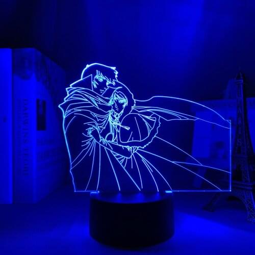 Anime Record of Lodoss War Led Light for Bedroom Decor Night Light Kids Birthday Gift Manga Record of Lodoss War 3d Lamp Bedside