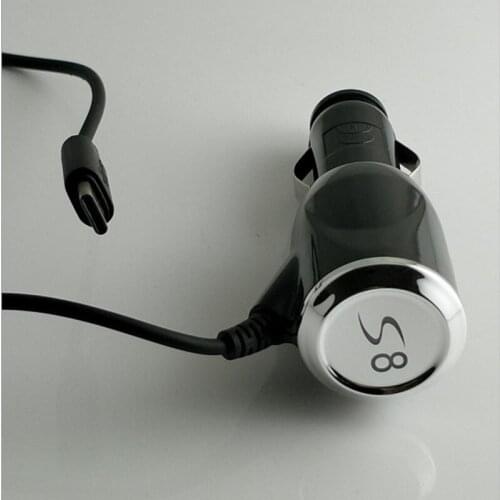 100pcs/lot type c Phone Car Charger Adapter LED for iphone Samsung Mobile Phone 5V/2.1A Fast Charge With Micro Type-C Cable