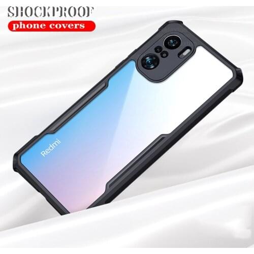 Case For Xiaomi Poco F3 Redmi K40 Transparent Airbags Shockproof Protective Soft Phone Cover For Redmi K40 Pro Poco F3 Cases
