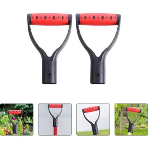 Shovel D Grip Handle Plastic Spade Handle Good Hand Protect Garden Accessories for Snow Shovel Digging Raking Tool