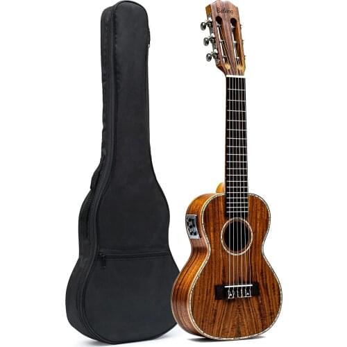 27" Concert Mini Acoustic Guitalele Handcraft Acacia Wood