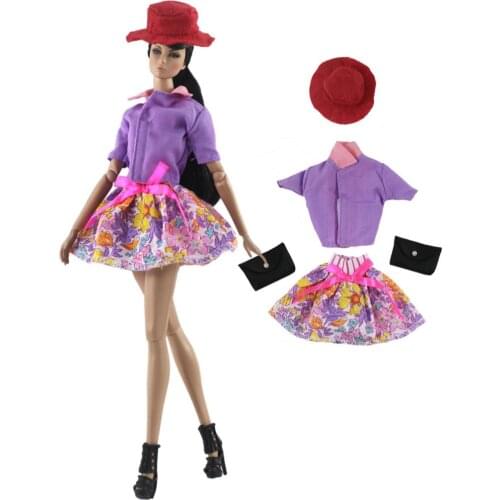 New Fashion Nice Dress Outfit Suit Sets for Barbie BJD FR SD Doll Clothes Role Play Accessories Toys for Girl