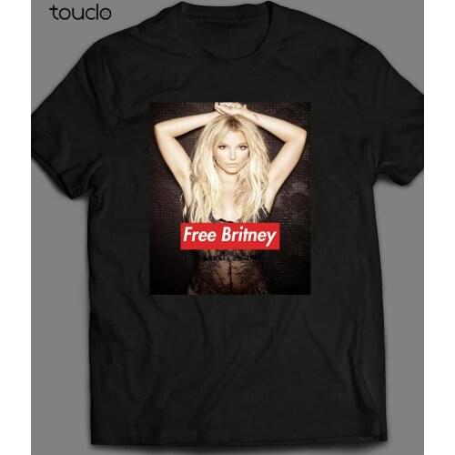 FREE BRITNEY SPEARS CUSTOM OLDSKOOL MENS T-shirt - CUSTOM RARE ART