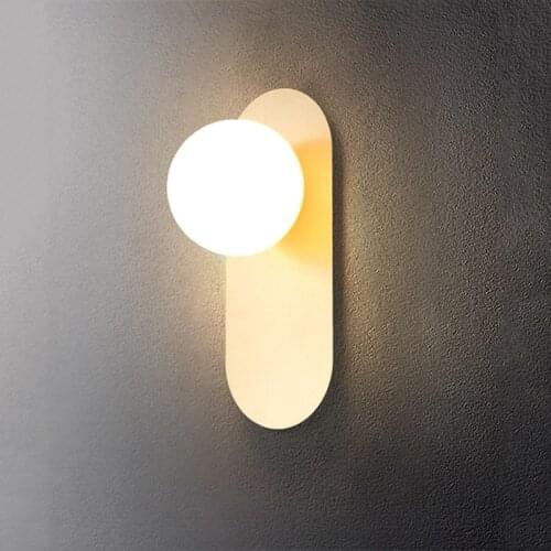 7W Wall Lamp Led Glass Sconce Lamp Nordic Modern Living Room Bra Bebroom Hotel Bar Shop Entrance Hallway Balcony Aisle lighting