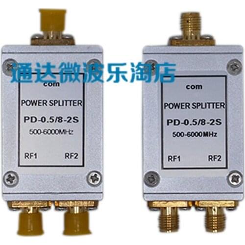 NEW 1PC 500M-6G RF Power Splitter, WIFI, sma One Second High Frequency Second Power Splitter, Splitter Splitter
