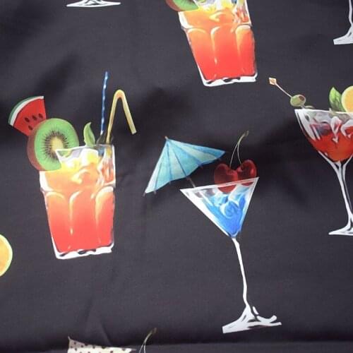 Big fashion catwalk fashion fabric digital printing printing satin tone glass pattern fabric special free shipping