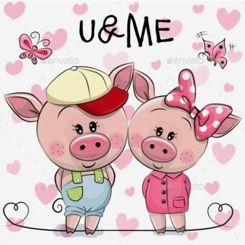Animals pigs Transparent Silicone Clear Rubber Stamp Sheet Cling Scrapbooking DIY Cute Pattern Photo Album PaperCard Decor