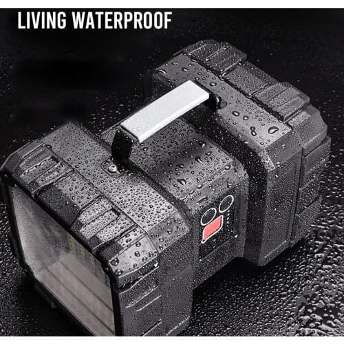 40W Working Light Handheld Outdoor Torch Emergency Lamp Super Bright Car Repair Light USB Charging 3 Modes Camping Flashlight