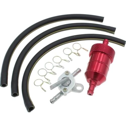 8MM Fuel Gas Oil Filter Petrol Pipe Hose Assembly For Motorcycle Dirt Bike ATV